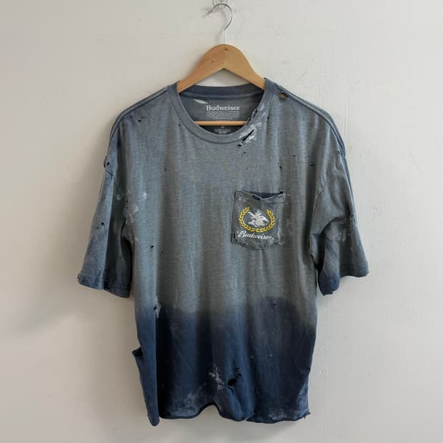 Distressed faded vintage mood tee