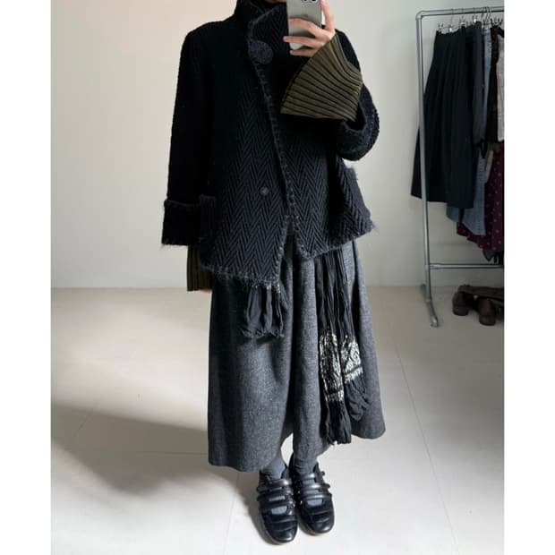 Hiroko koshino 울 자켓