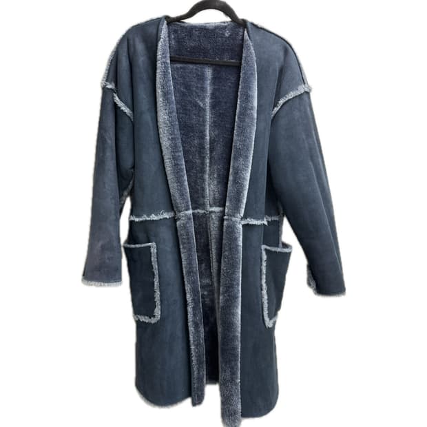 리버시블 네이비 무스탕&퍼자켓 | 일본 빈티지