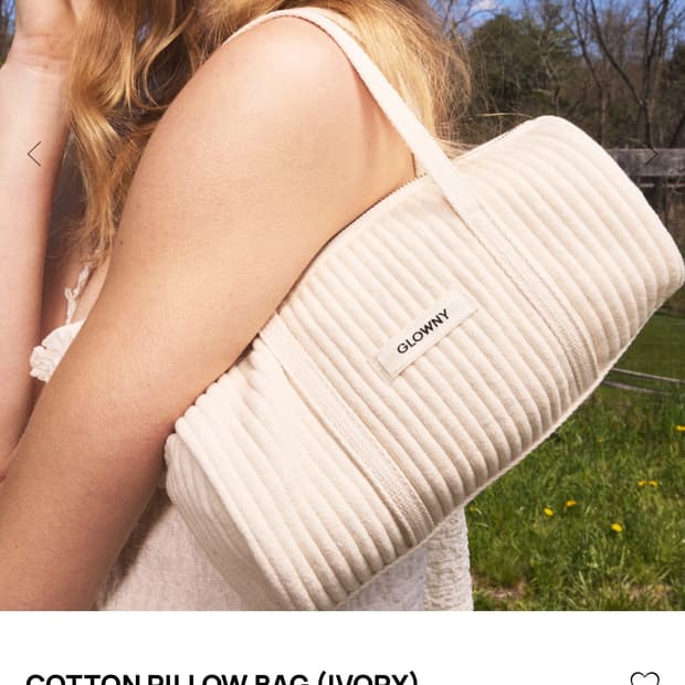 글로니 COTTON PILLOW BAG