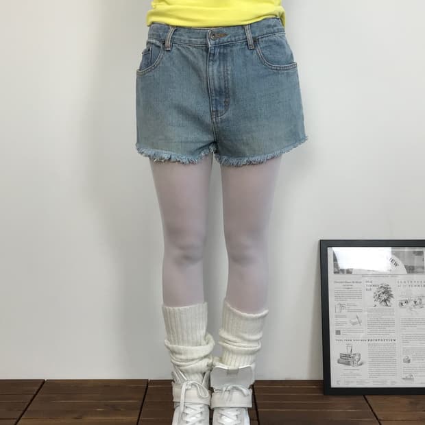 Thomson Denim Cotton Shorts 