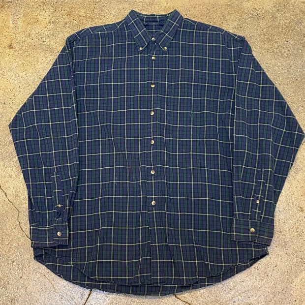 미국 빈티지 노티카 체크셔츠 남방