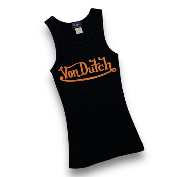 Von Dutch OG y2k Logo tank top