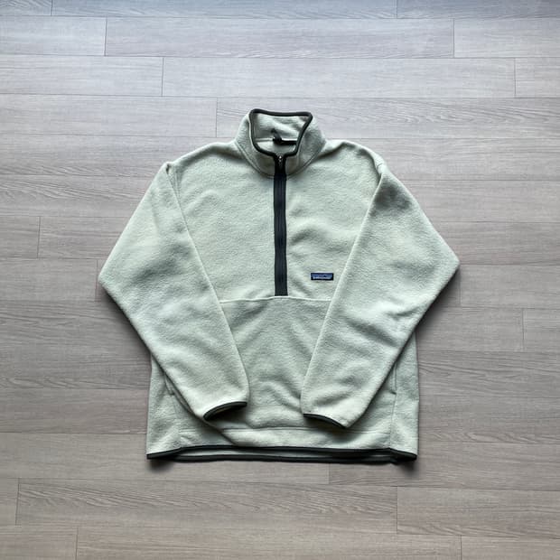 파타고니아 집업 신칠라 베이지 그레이 마수피얼 플리스 빈티지