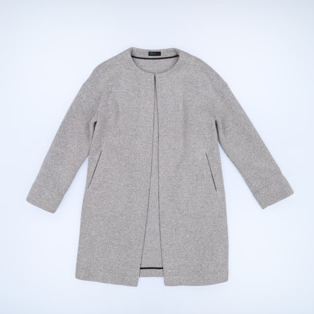 [44] 스타일베네통 여성 노카라 자켓 1104HR1