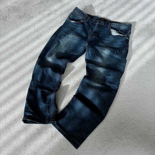 에비수 데님 바지 