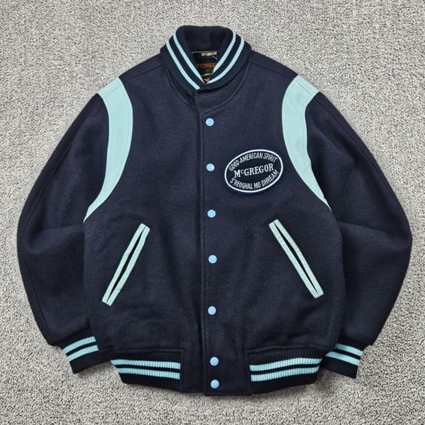 맥그리거 레더 트리밍 아메리칸스피릿 바시티 자켓 ( M ) / 10107