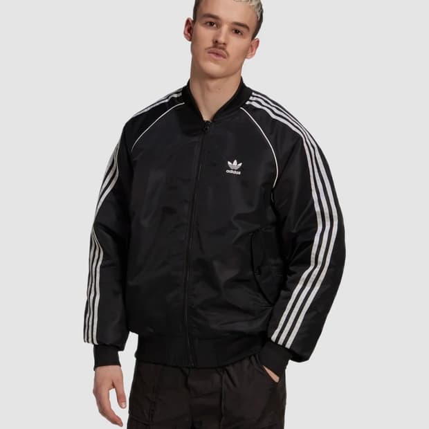 아디다스 슈퍼스타 퀼티드 봄버 - 블랙 / HL9203