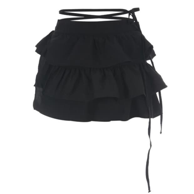 (새상품) Dual Layer 2-way wrap skirt 001