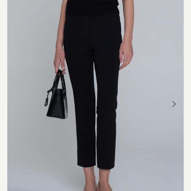 시에 sie 슈어라인슬랙스 블랙 m