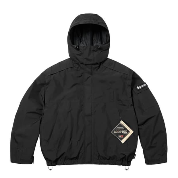 L 슈프림 투인원 고어텍스 쉘 + 퀼티드 라이너 베스트 블랙 - 25SS