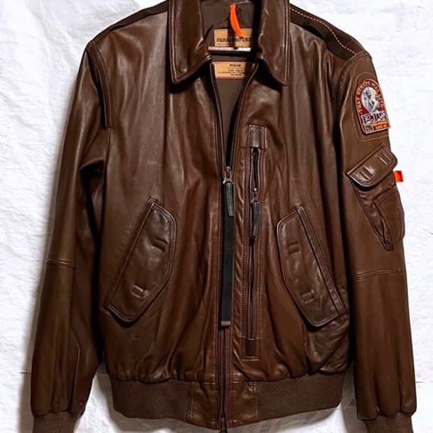 파라점퍼스   가죽 자켓 점퍼  M