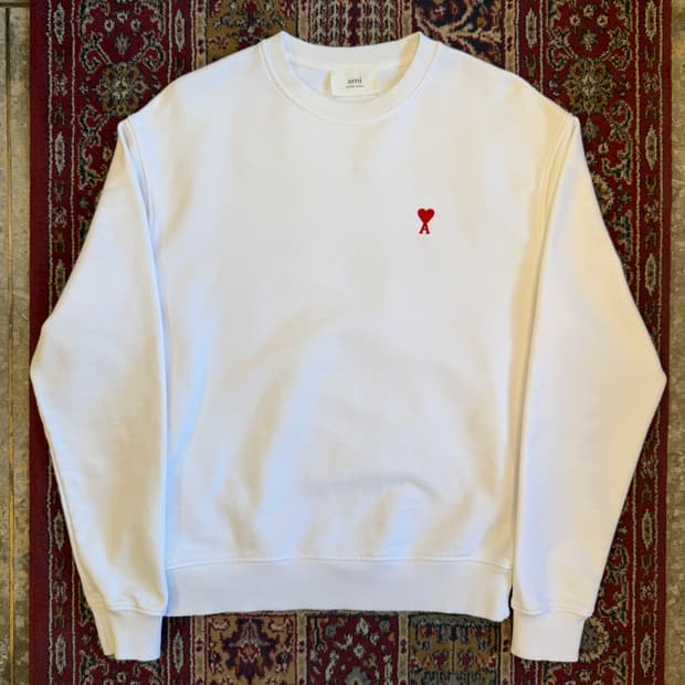 아미 스몰 하트 로고 스웻셔츠 맨투맨 [ 105 ]