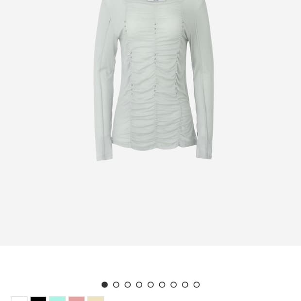 뉴얼린Twinkle Shirrign See-Through Top아이보리