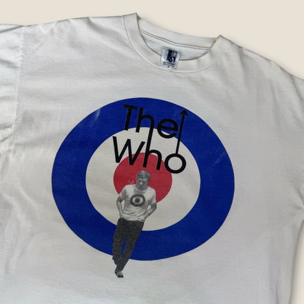 1996 USA The Who 북미 투어 싱글스티치 밴드티