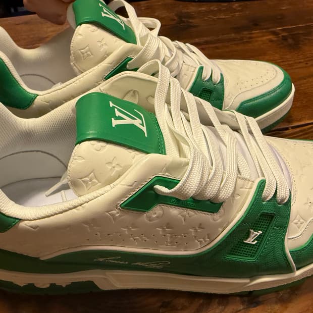 Louis vuitton LV Trainer Sneakers Green 