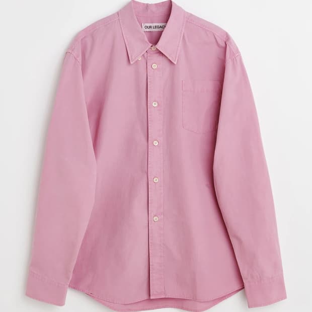 아워레가시 비욘드 더치스 핑크 포플린 셔츠 48(M) 사이즈 판매합니다.