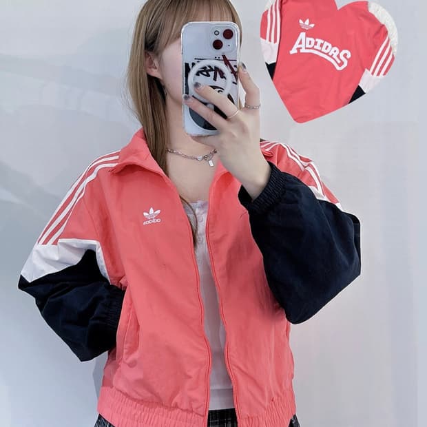 아디다스 삼선 빅로고 바람막이