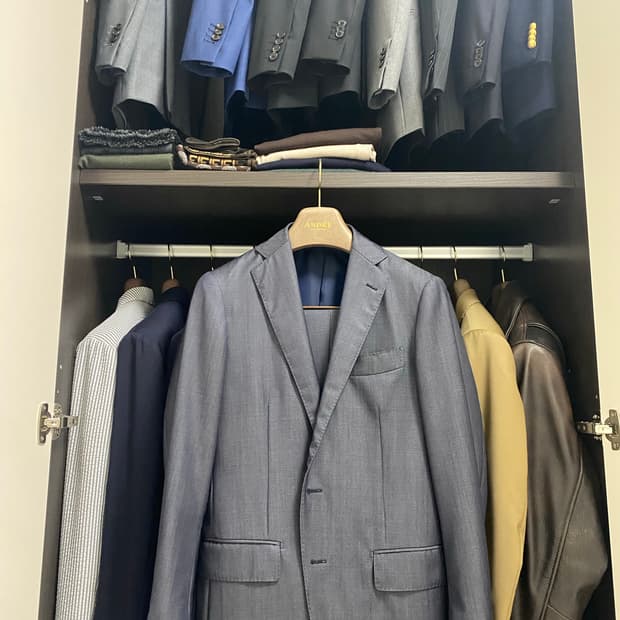 링자켓(RING JACKET) 차콜그레이 수트 셋업(44)