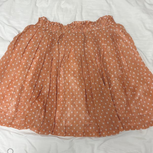 빈티지 도트 스커트