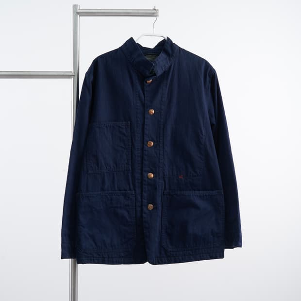 45 rpm 포켓 골드버튼 디테일 코튼 자켓