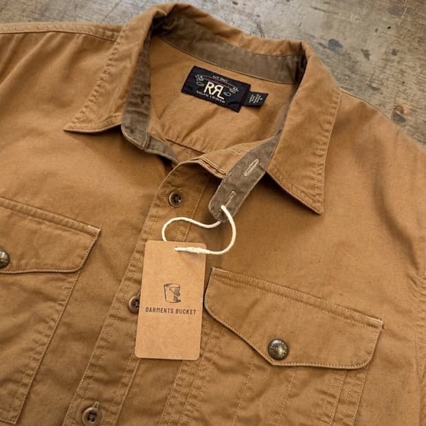 RRL 트윌 워크 오피서 셔츠