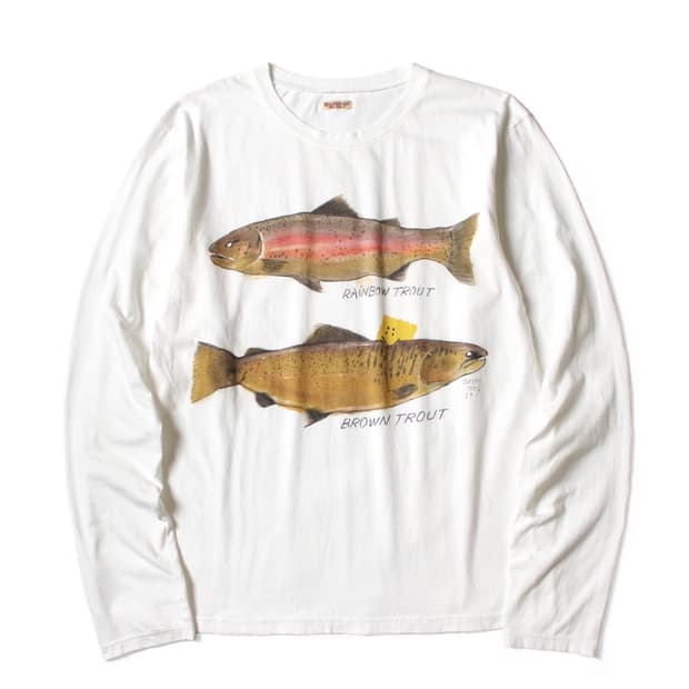 캐피탈 천축 크루 티셔츠 롱슬리브