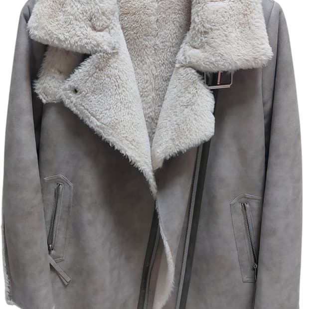 로브큐 무스탕 코트 