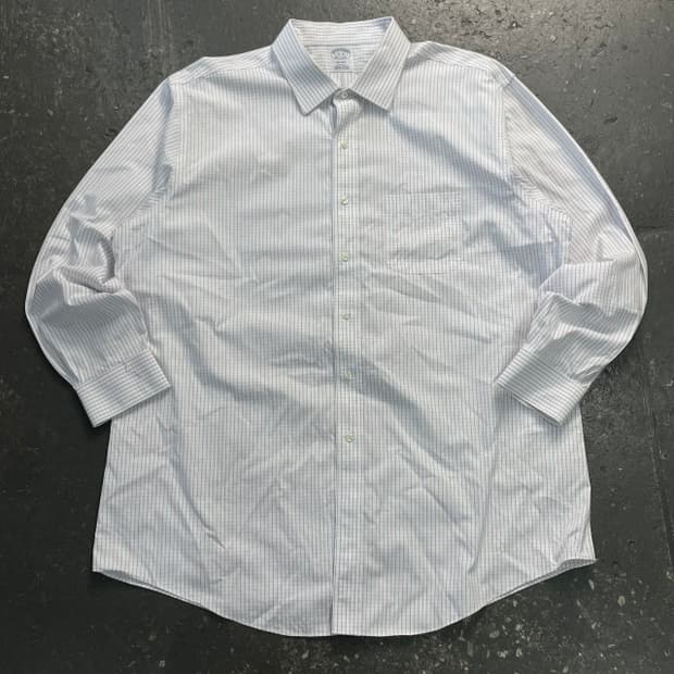 105 브룩스브라더스 체크 셔츠 