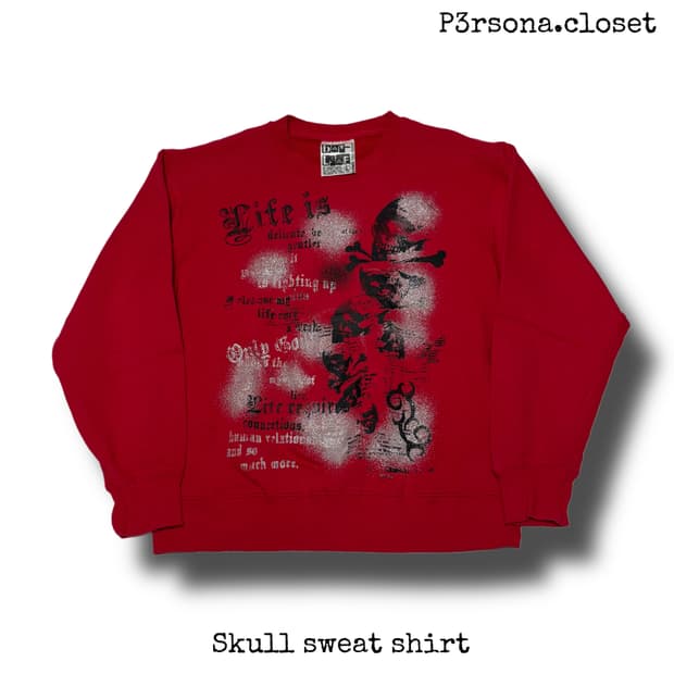 Skull sweat shirt 