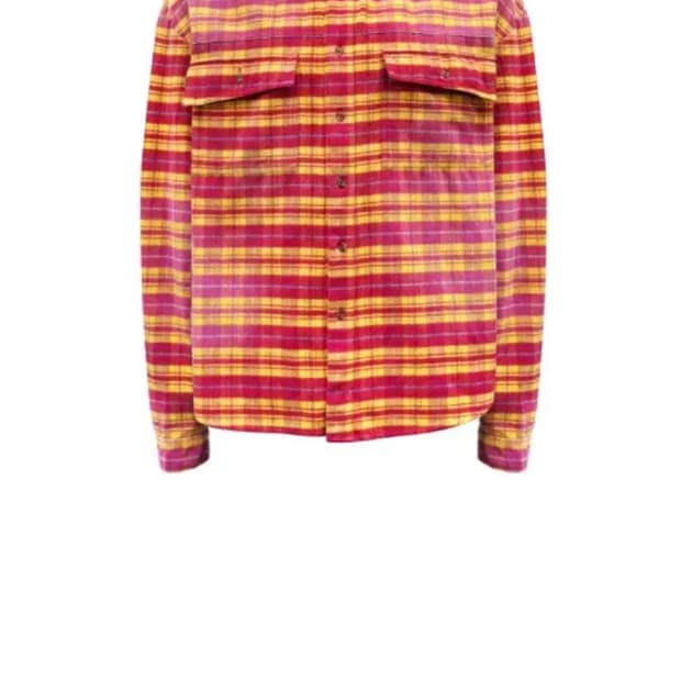 [1] 파프롬왓 파 워시드 플란넬 셔츠 레드 파아카이브