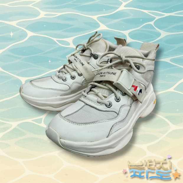 250 메종키츠네XBRANDBLACK 밀스펙 스니커즈