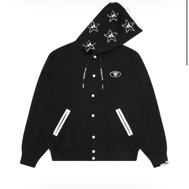 에이프 문페이스 후드 재킷 아우터