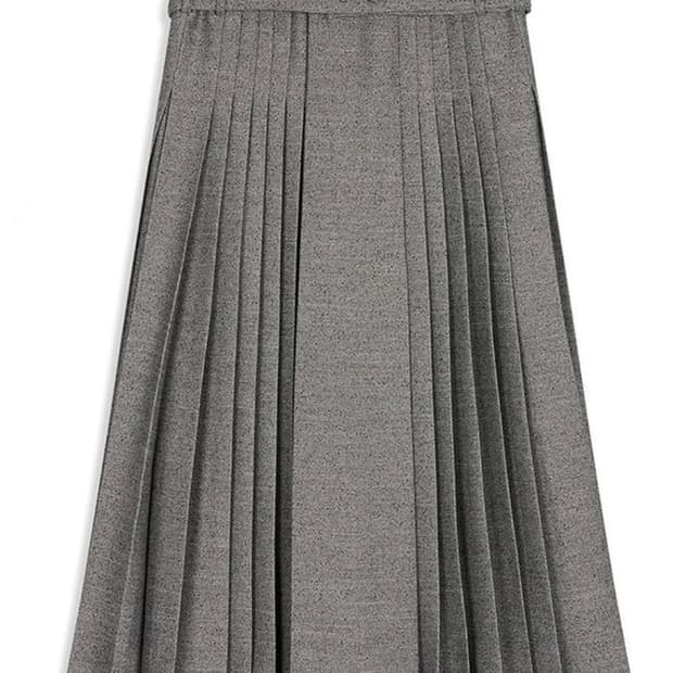 Open yy double belted maxi skirt 새상품 급전