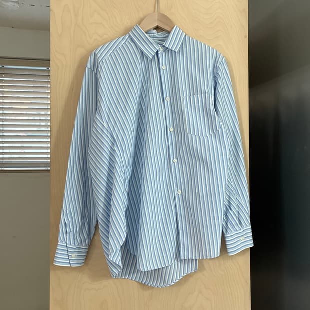 꼼데가르송 비대칭 셔츠