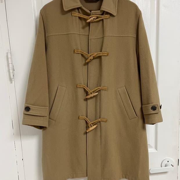 폴로 떡복이 울 코트 