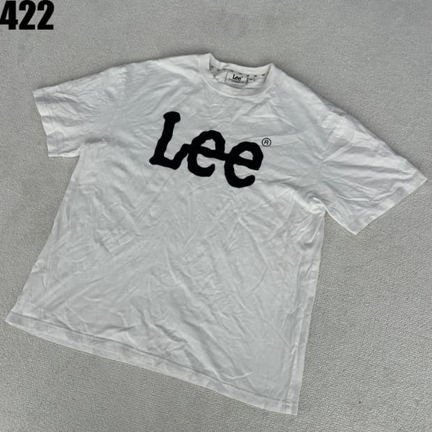 Lee 화이트 반팔티셔츠 