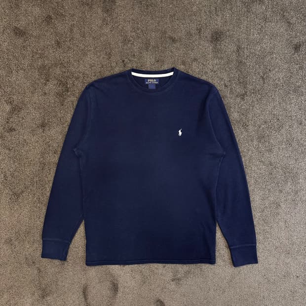 폴로 랄프로렌 와플 롱슬리브