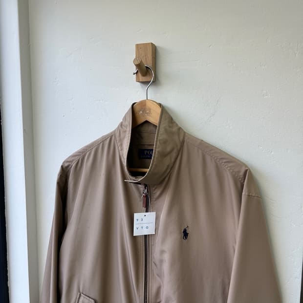 15951 - 폴로 랄프로렌 베이지 바라쿠타 블루종 자켓