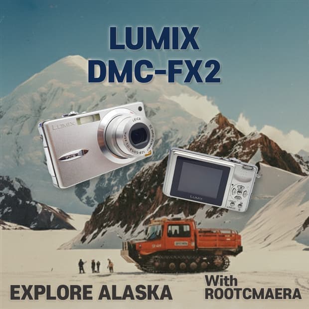 파나소닉 루믹스 DMC-FX2  + 케이스   빈티지 디카 디지털카메라