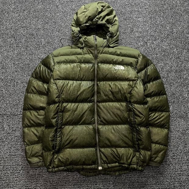 노스페이스 블레이즈 경량 다운 푸퍼 패딩 카키 L