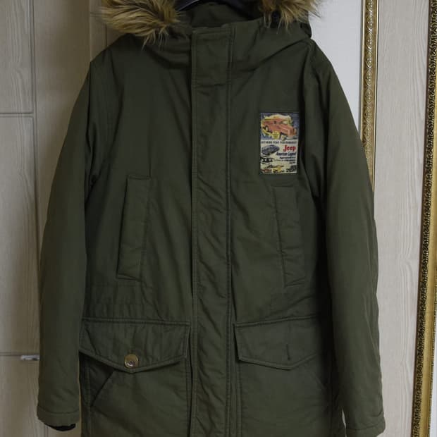 Jeep 카키 야상 점퍼 M