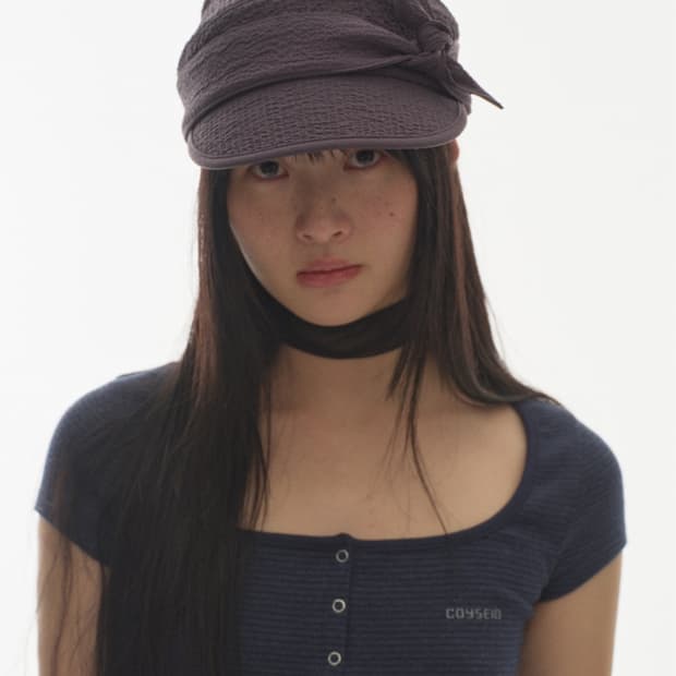 코이세이오 리본 캡 차콜