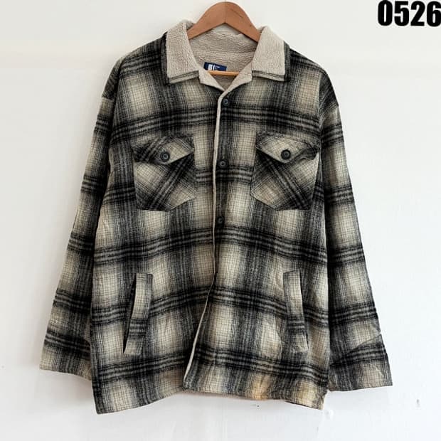 Style to Save 체크패턴 셔즈 자켓 XL 0526