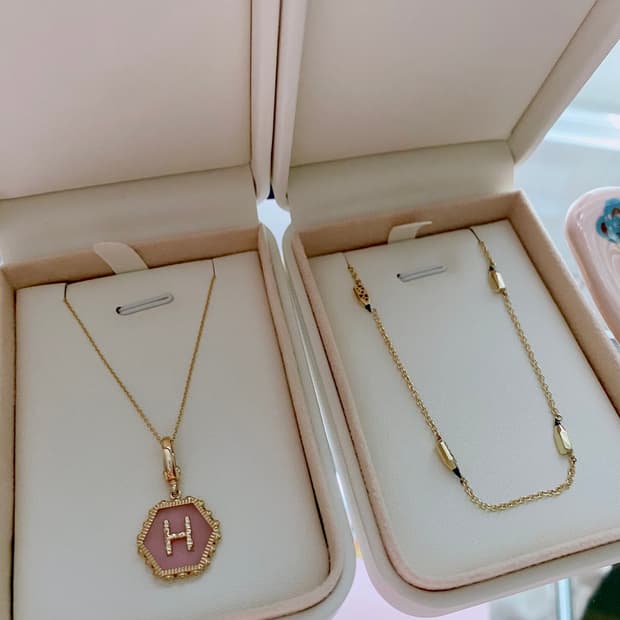 샐리손 이니셜목걸이 14k목걸이 sallysohn  제니목걸이