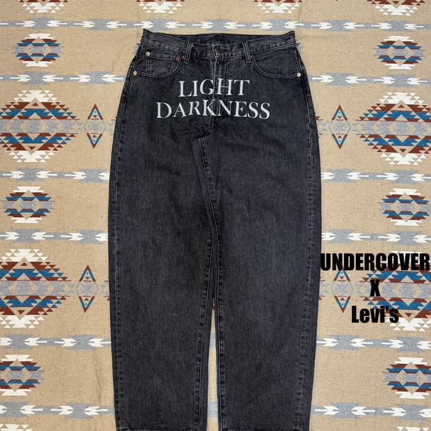 [32] 언더커버 x 리바이스 UC1E9502 팬츠 블랙