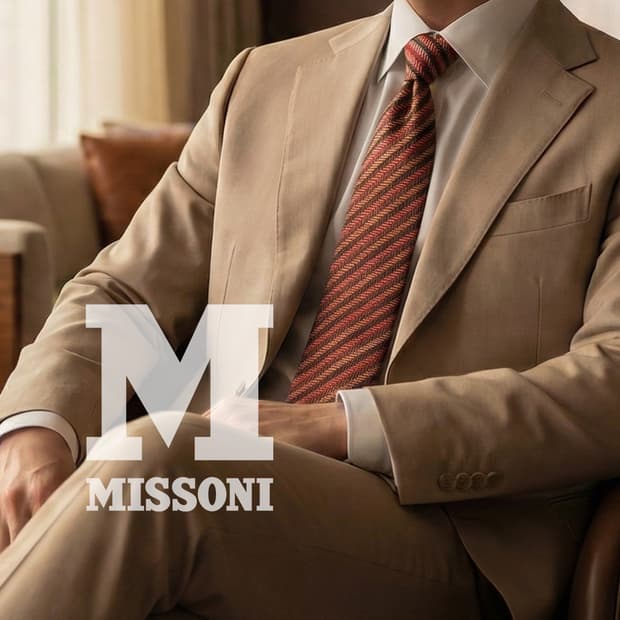 미쏘니 실크 헤링본 스트라이프 넥타이 9.2cm A+등급 A19420
