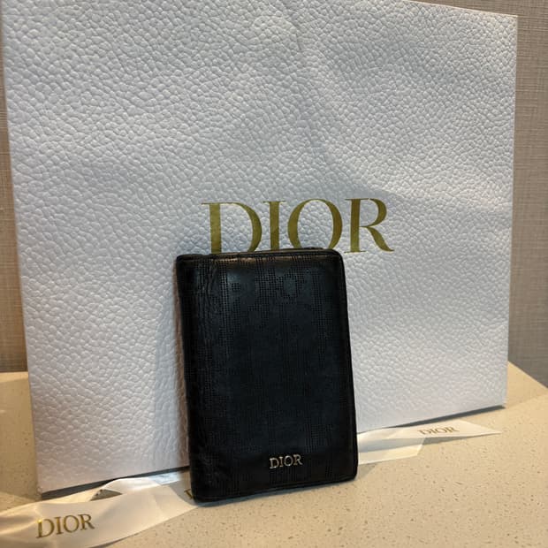 디올 오블리크 갤럭시 카드지갑