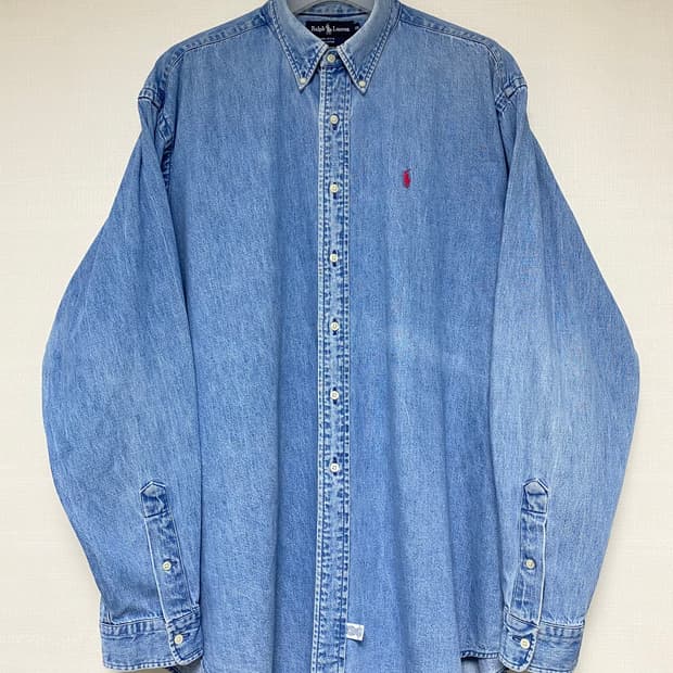1992년 POLO RALPH LAUREN DENIM SHIRT OG