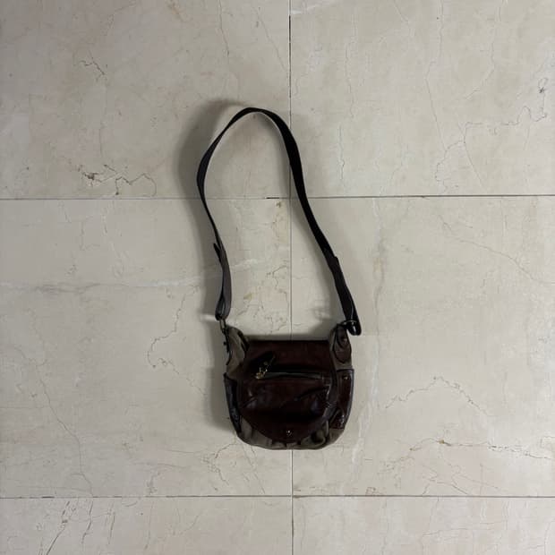Isabel Marant suede hobo leather bag